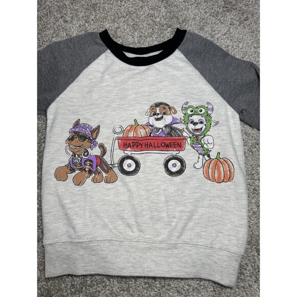Nickelodeon Paw Patrol Halloween Fall Crewneck Sweatshirt Toddler 4T - Picture 2 of 8